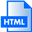 HTML File Extension Icon 32x32 png